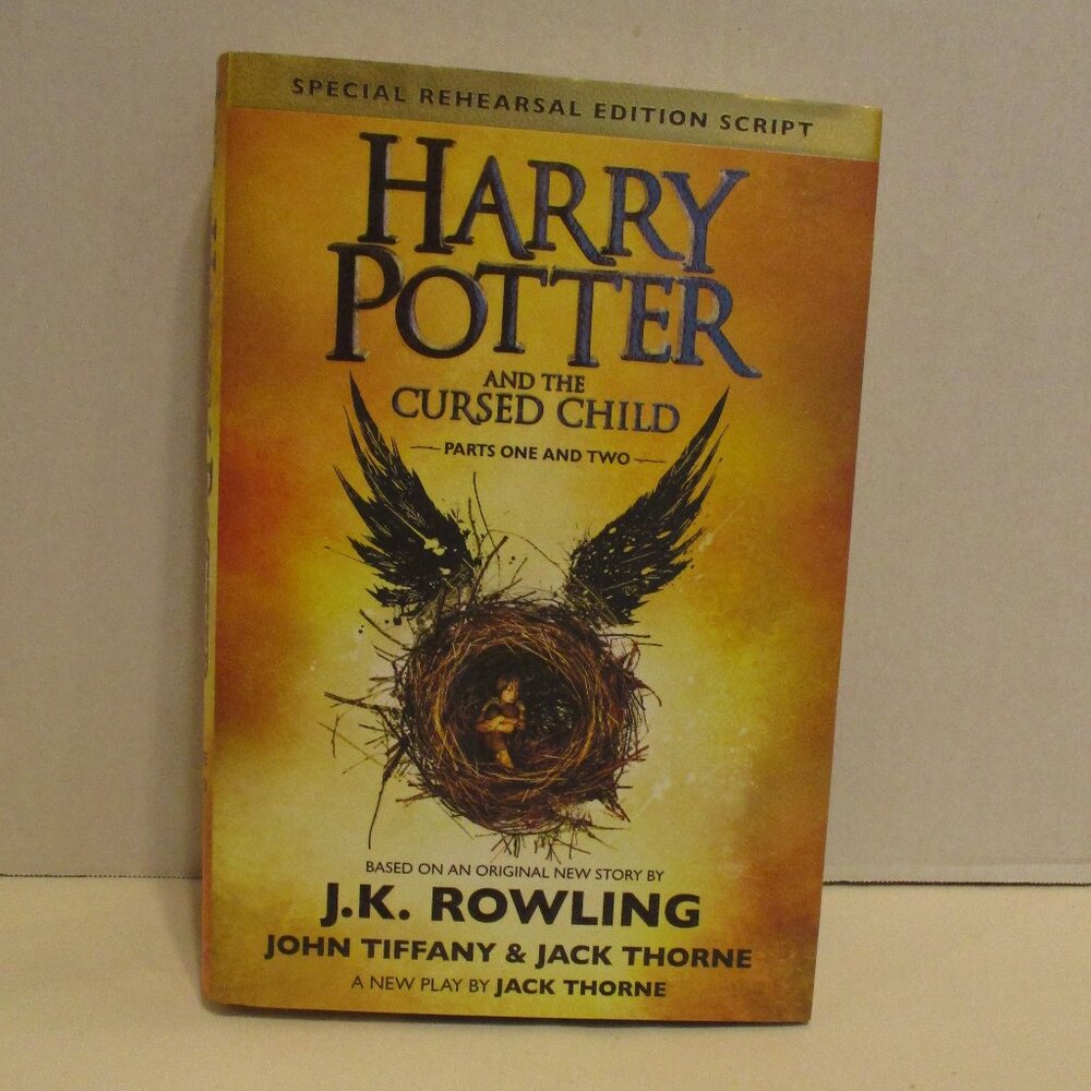 Harry Potter Cursed Child Book Black White Medium Magic Adventure Reading Book